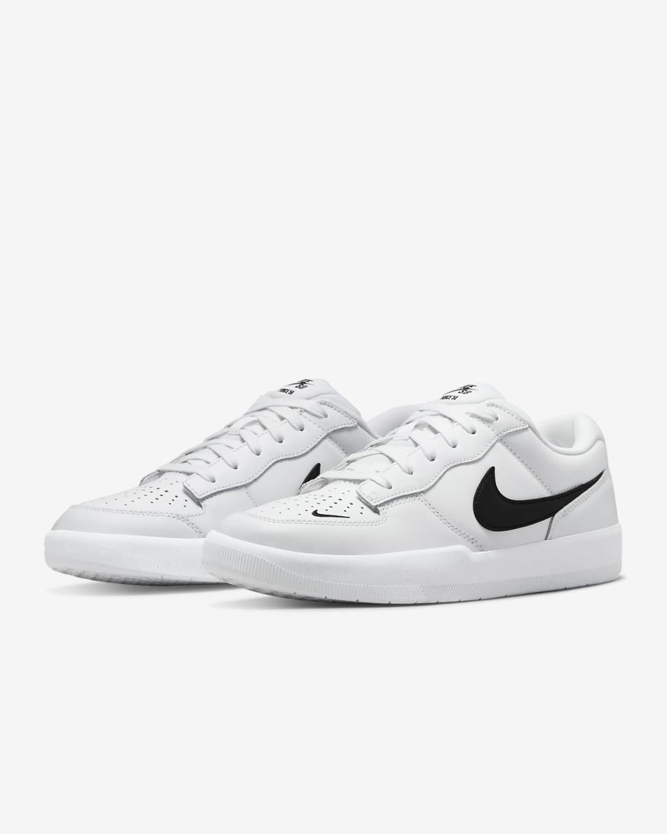Nike SB Force 58 Premium White/White/White/Black | Mens/Womens Nike Lifestyle