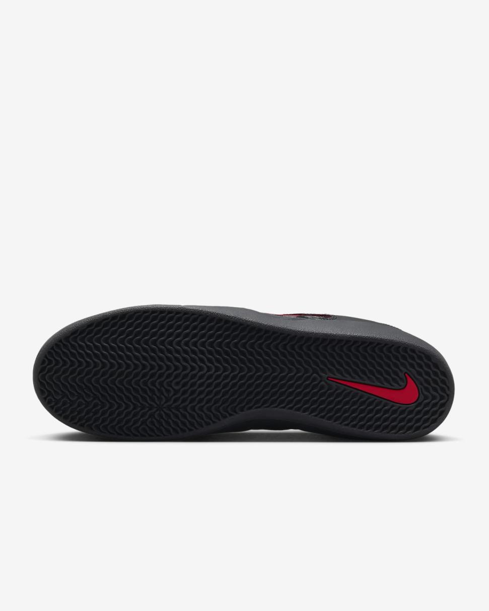 Nike SB Ishod Premium Black/Black/Black/University Red | Mens Nike Lifestyle