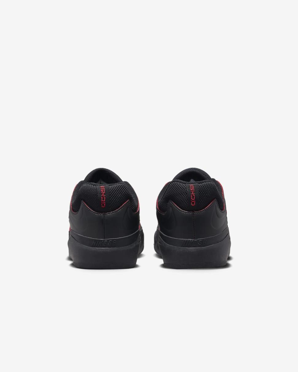 Nike SB Ishod Premium Black/Black/Black/University Red | Mens Nike Lifestyle