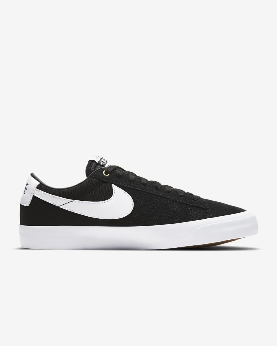 Nike SB Zoom Blazer Low Pro GT Black/Black/Gum Light Brown/White | Mens/Womens Nike Lifestyle