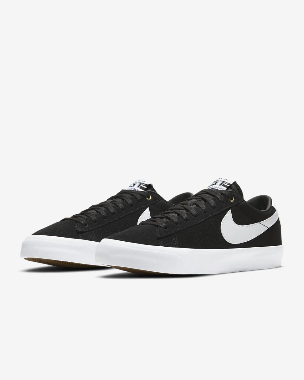 Nike SB Zoom Blazer Low Pro GT Black/Black/Gum Light Brown/White | Mens/Womens Nike Lifestyle