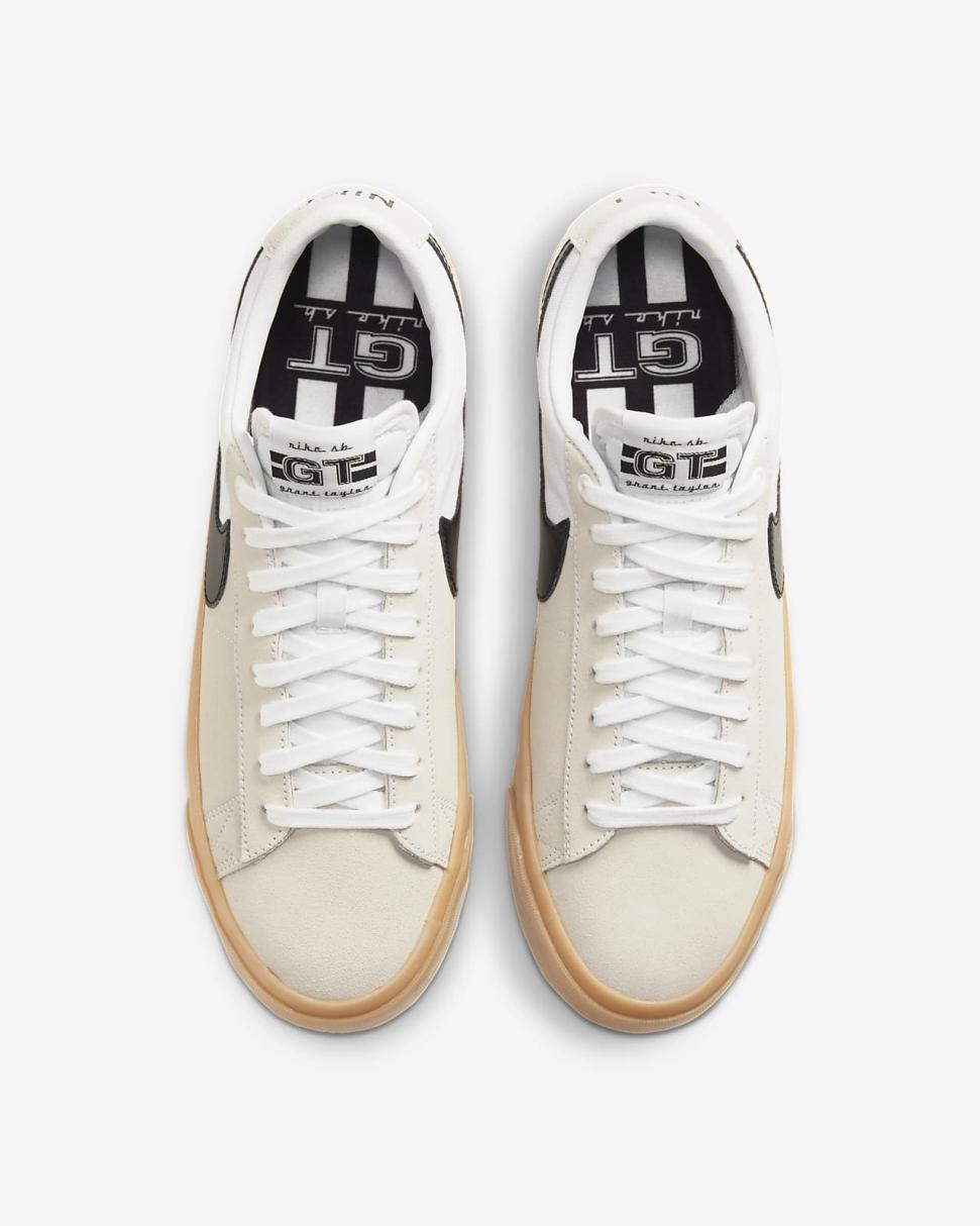 Nike SB Zoom Blazer Low Pro GT White/White/White/Black | Mens/Womens Nike Lifestyle