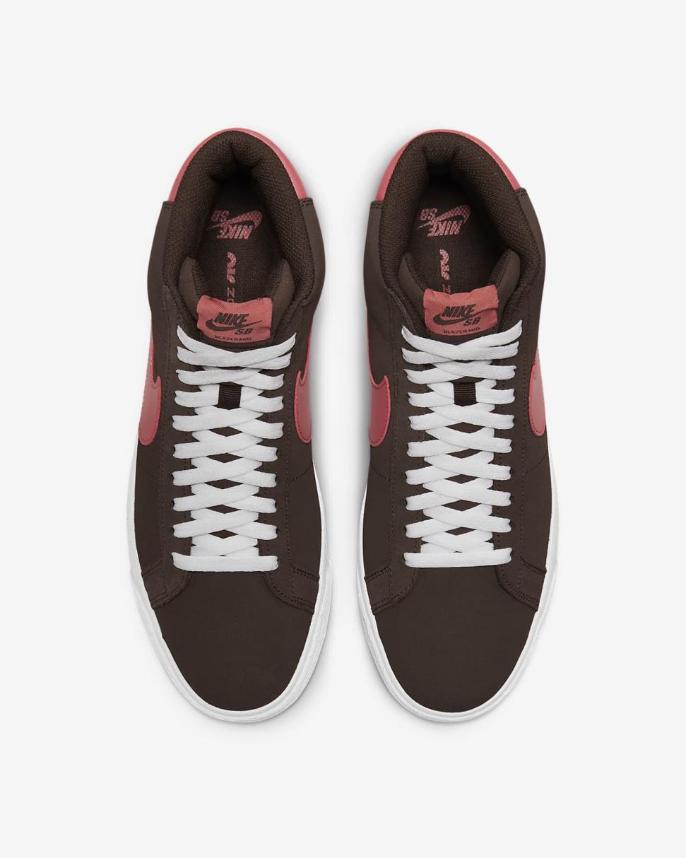 Nike SB Zoom Blazer Mid Baroque Brown/Baroque Brown/White/Adobe | Mens/Womens Nike Dunks & Blazers