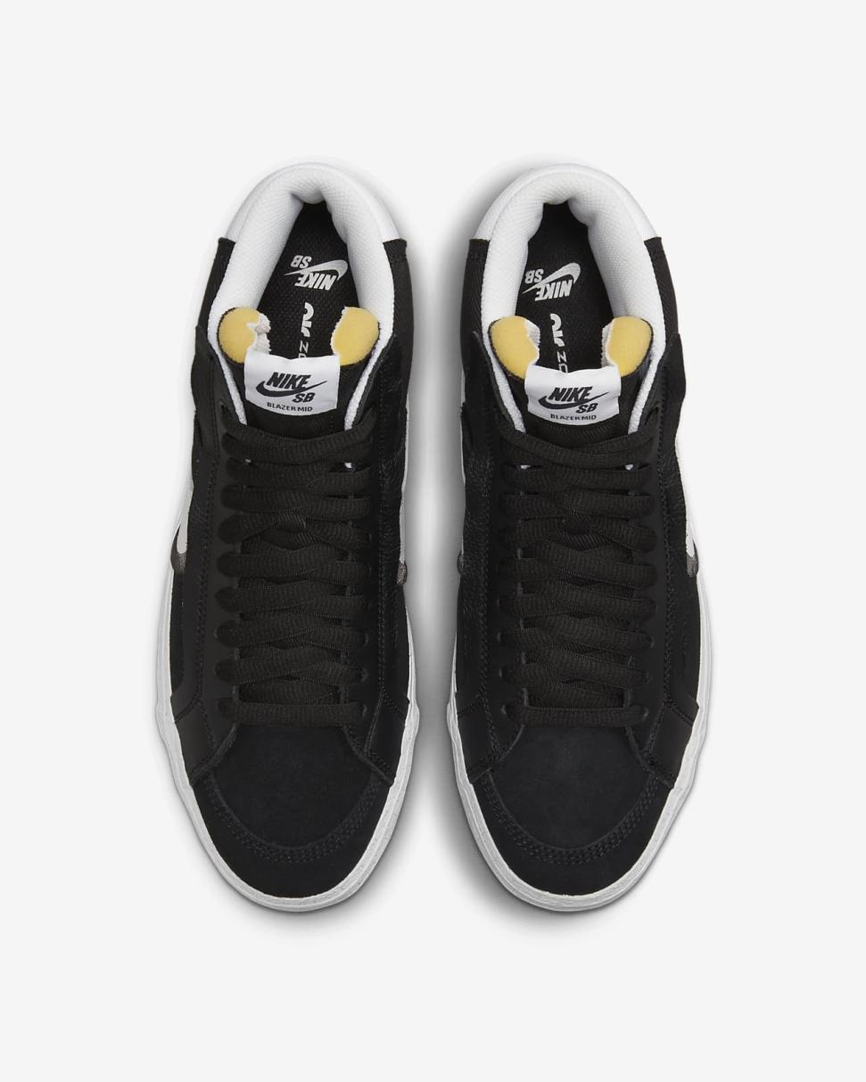 Nike SB Zoom Blazer Mid Premium Plus Black/White | Mens/Womens Nike Lifestyle