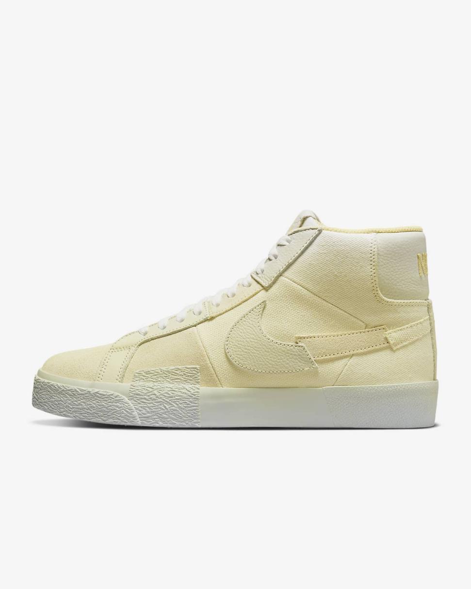 Nike SB Zoom Blazer Mid PRM Lemon Wash/Lemon Wash/White/Lemon Wash | Mens/Womens Nike Lifestyle