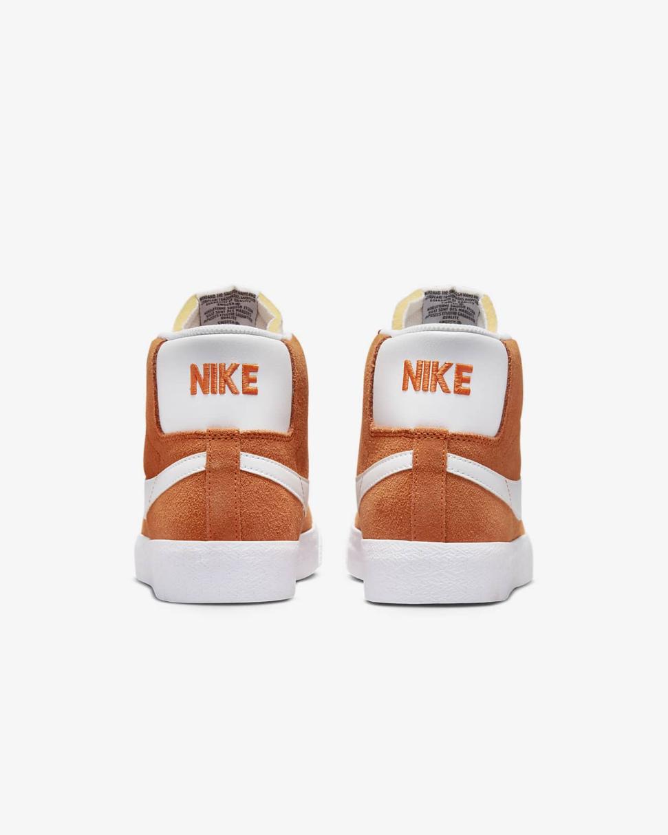 Nike SB Zoom Blazer Mid Safety Orange/Safety Orange/White/White | Mens/Womens Nike Lifestyle