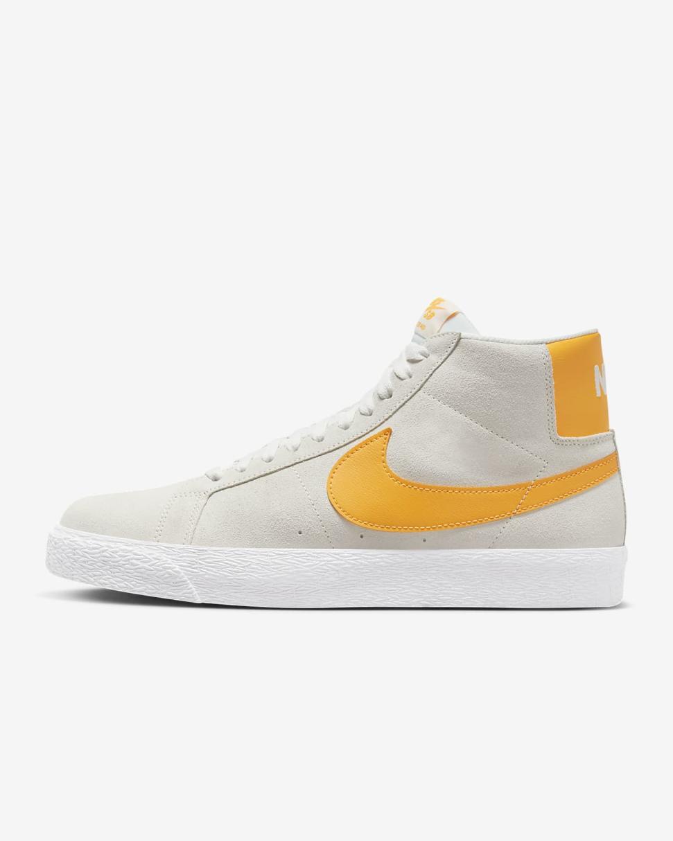 Nike SB Zoom Blazer Mid Summit White/Summit White/White/Laser Orange | Mens/Womens Nike Dunks & Blazers