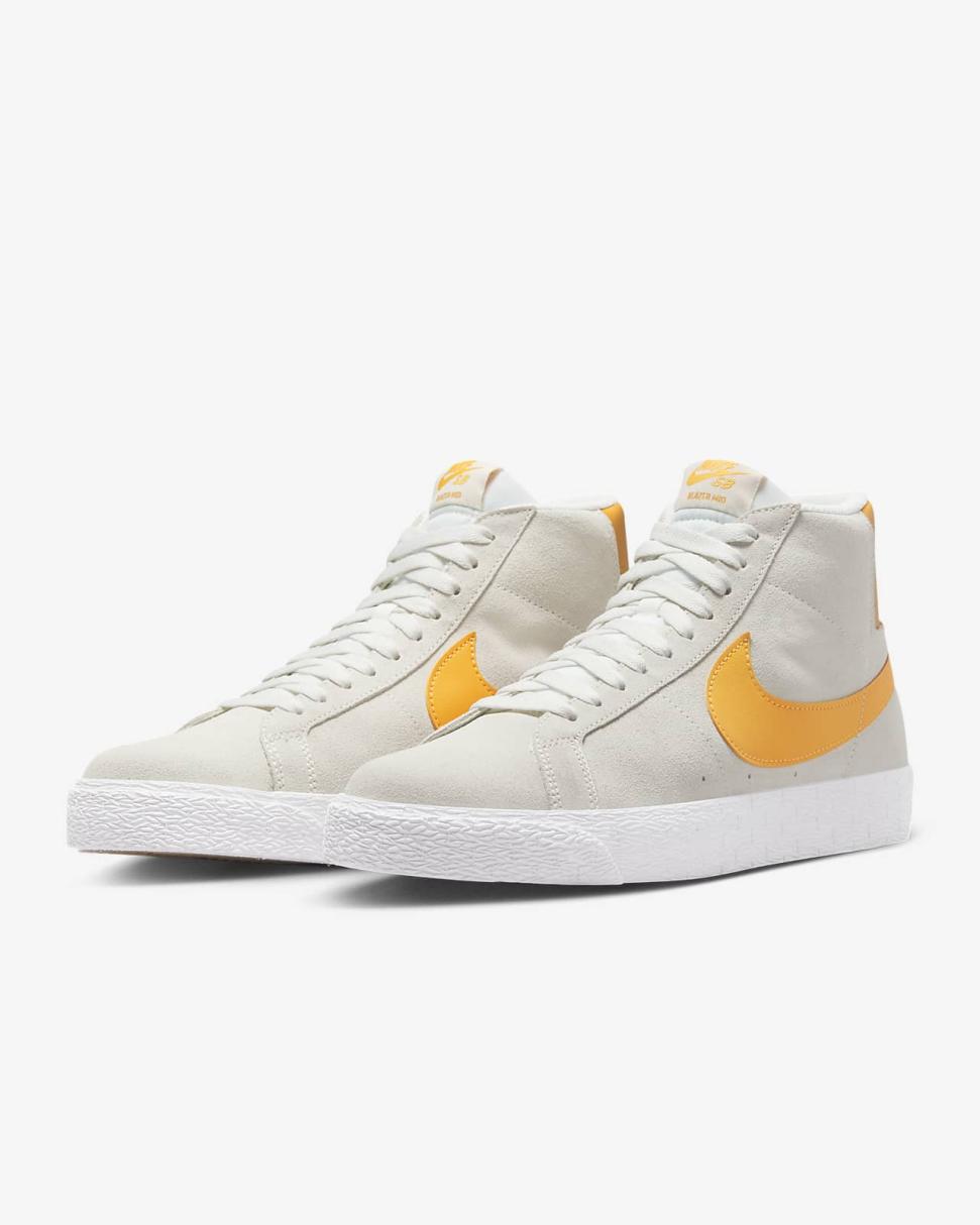Nike SB Zoom Blazer Mid Summit White/Summit White/White/Laser Orange | Mens/Womens Nike Dunks & Blazers