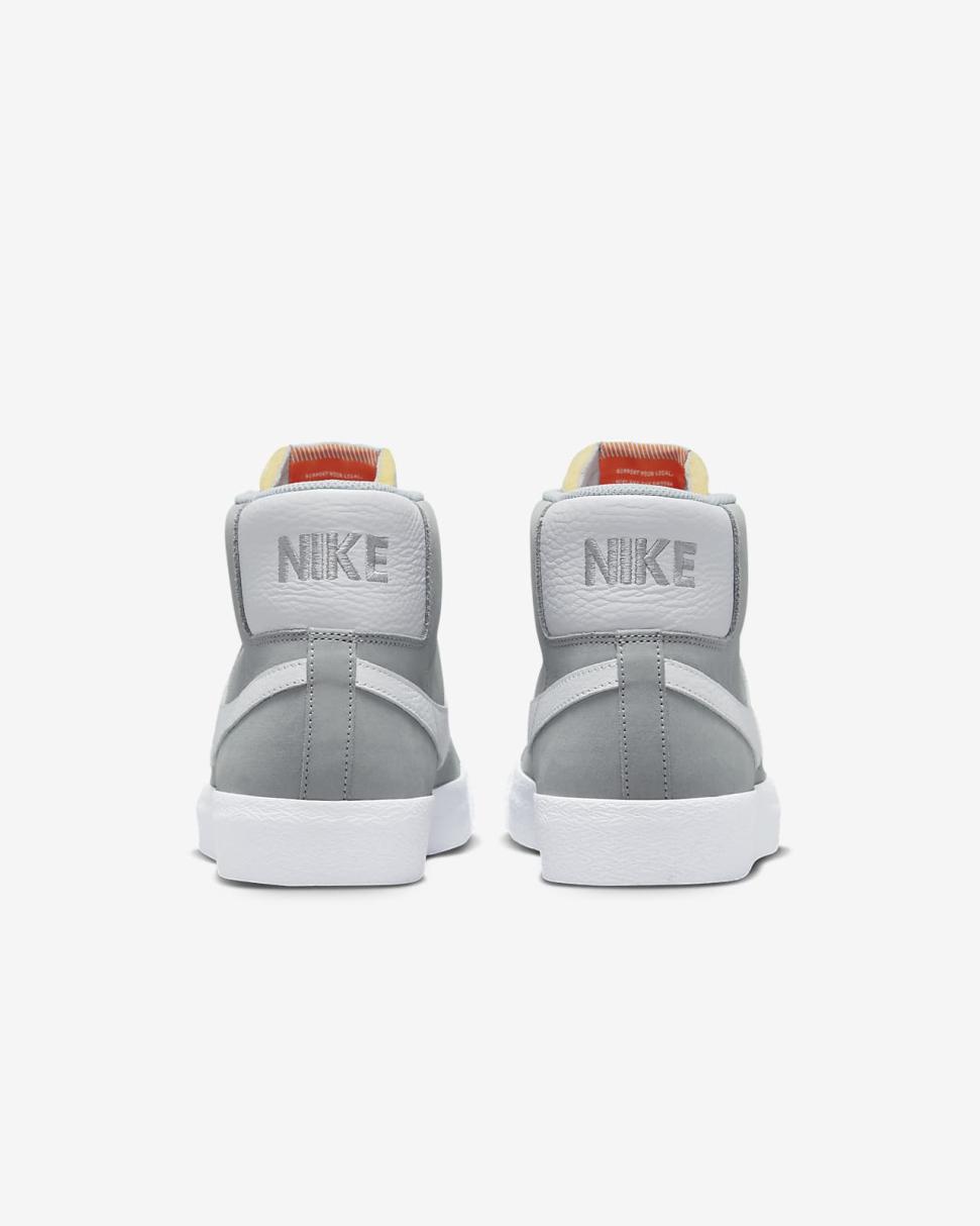 Nike SB Zoom Blazer Mid Wolf Grey/Wolf Grey/Gum Light Brown/White | Mens/Womens Nike Dunks & Blazers