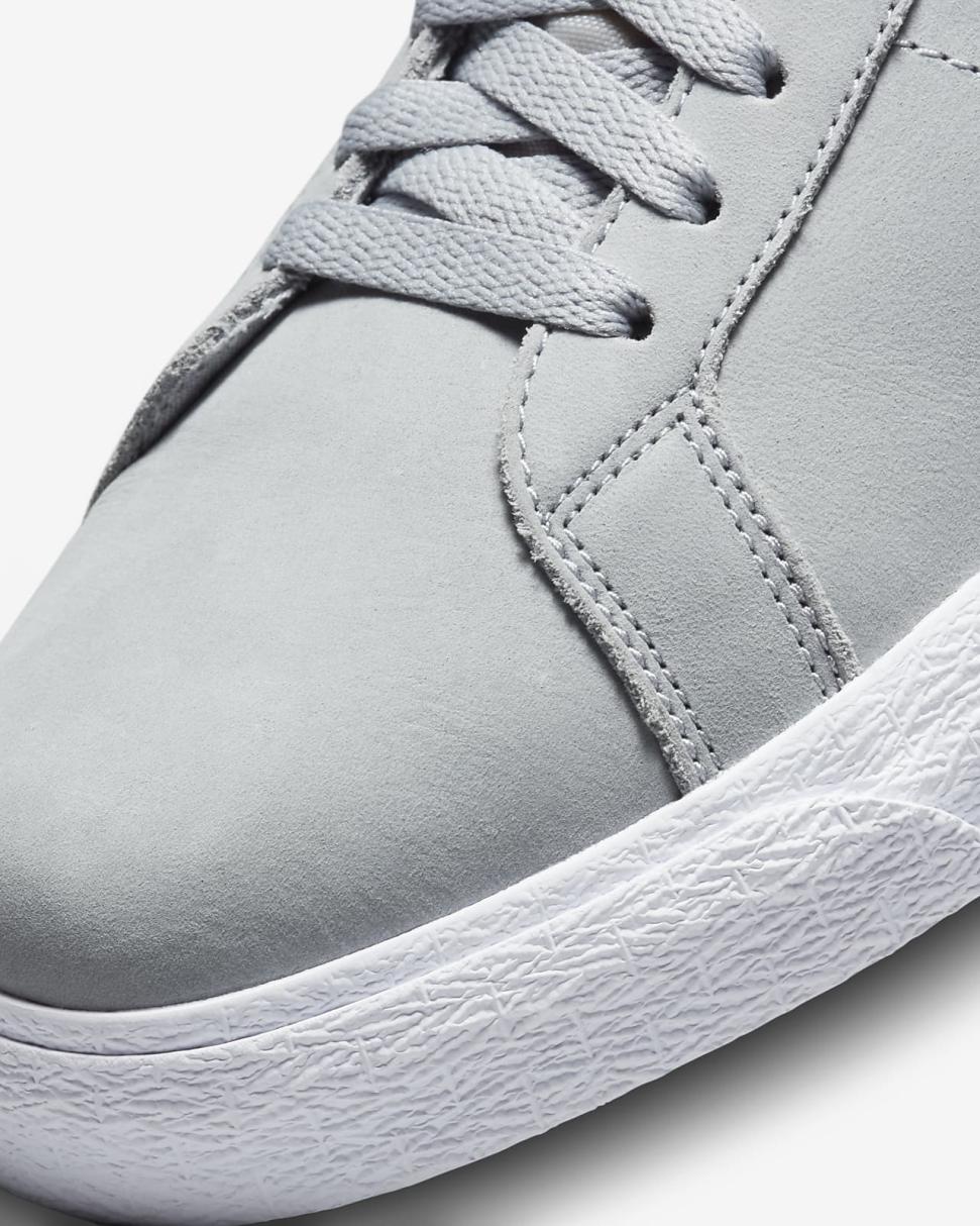 Nike SB Zoom Blazer Mid Wolf Grey/Wolf Grey/Gum Light Brown/White | Mens/Womens Nike Dunks & Blazers