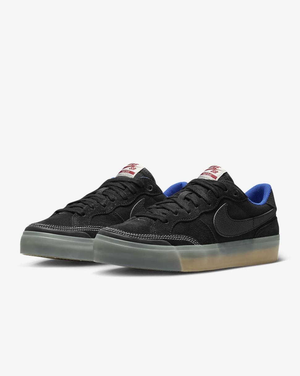 Nike SB Zoom Pogo Plus Premium Black/Hyper Royal/Gum Light Brown/Black | Mens Nike SB