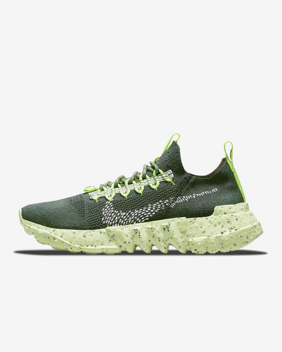 Nike Space Hippie 01 Carbon Green/Electric Green/Pro Green/White | Mens Nike First Day Kicks