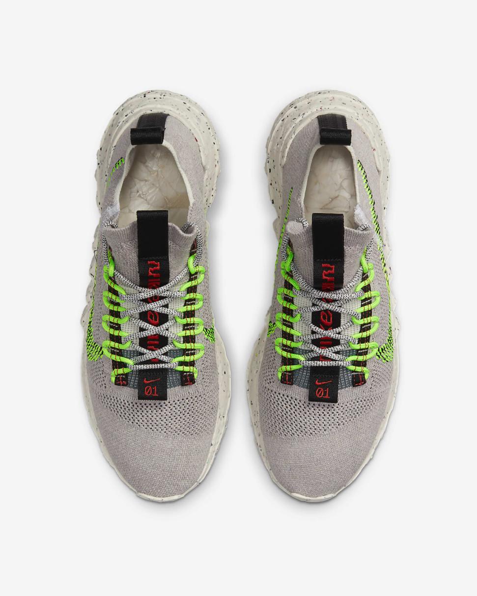 Nike Space Hippie 01 Vast Grey/Black/White/Electric Green | Mens Nike Lifestyle