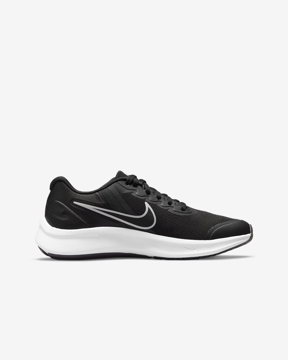 Nike Star Runner 3 Black/Dark Smoke Grey/Dark Smoke Grey | Kids Nike Running