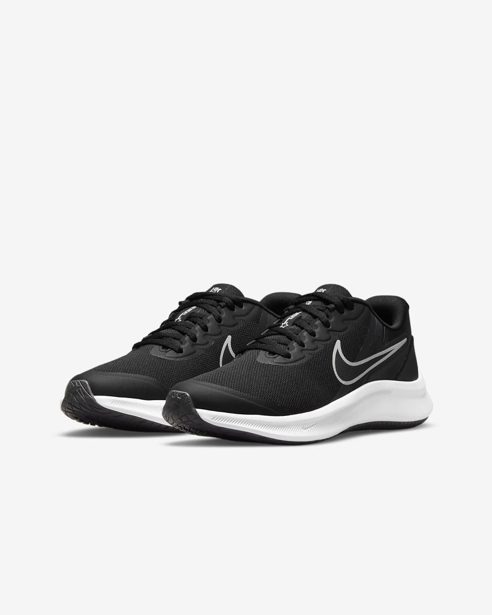 Nike Star Runner 3 Black/Dark Smoke Grey/Dark Smoke Grey | Kids Nike Running
