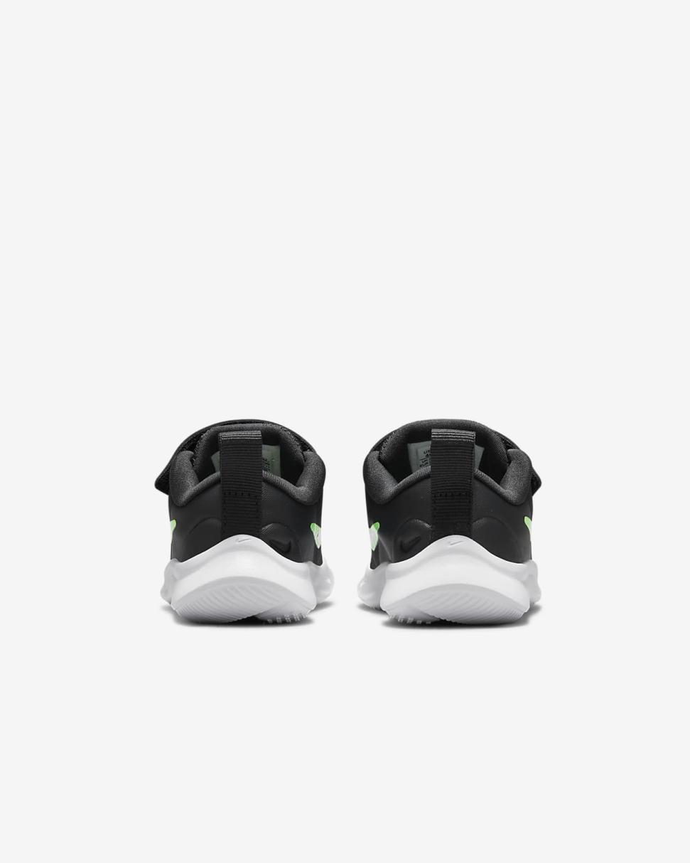 Nike Star Runner 3 Black/Dark Smoke Grey/Green Strike/Chrome | Kids Nike Lifestyle
