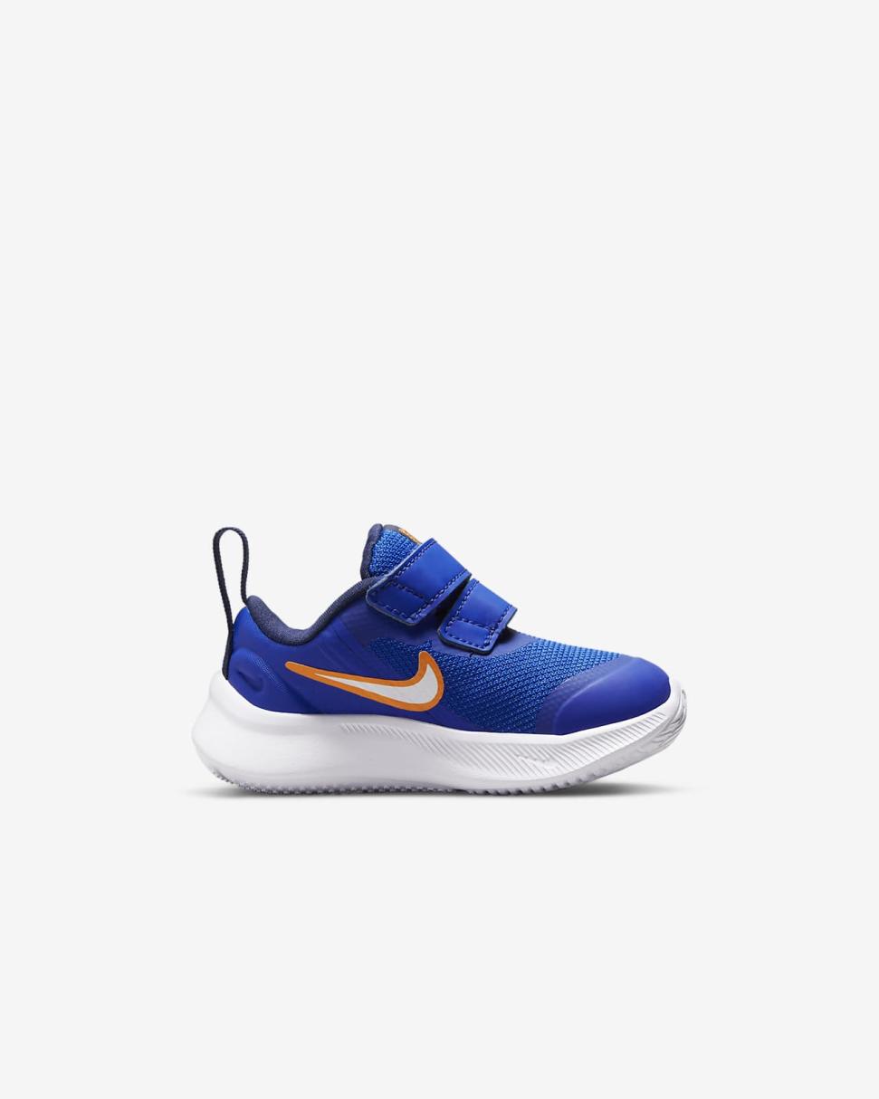 Nike Star Runner 3 Game Royal/Midnight Navy/Safety Orange/White | Kids Nike Lifestyle