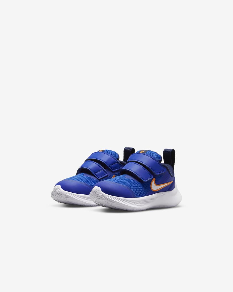 Nike Star Runner 3 Game Royal/Midnight Navy/Safety Orange/White | Kids Nike Lifestyle