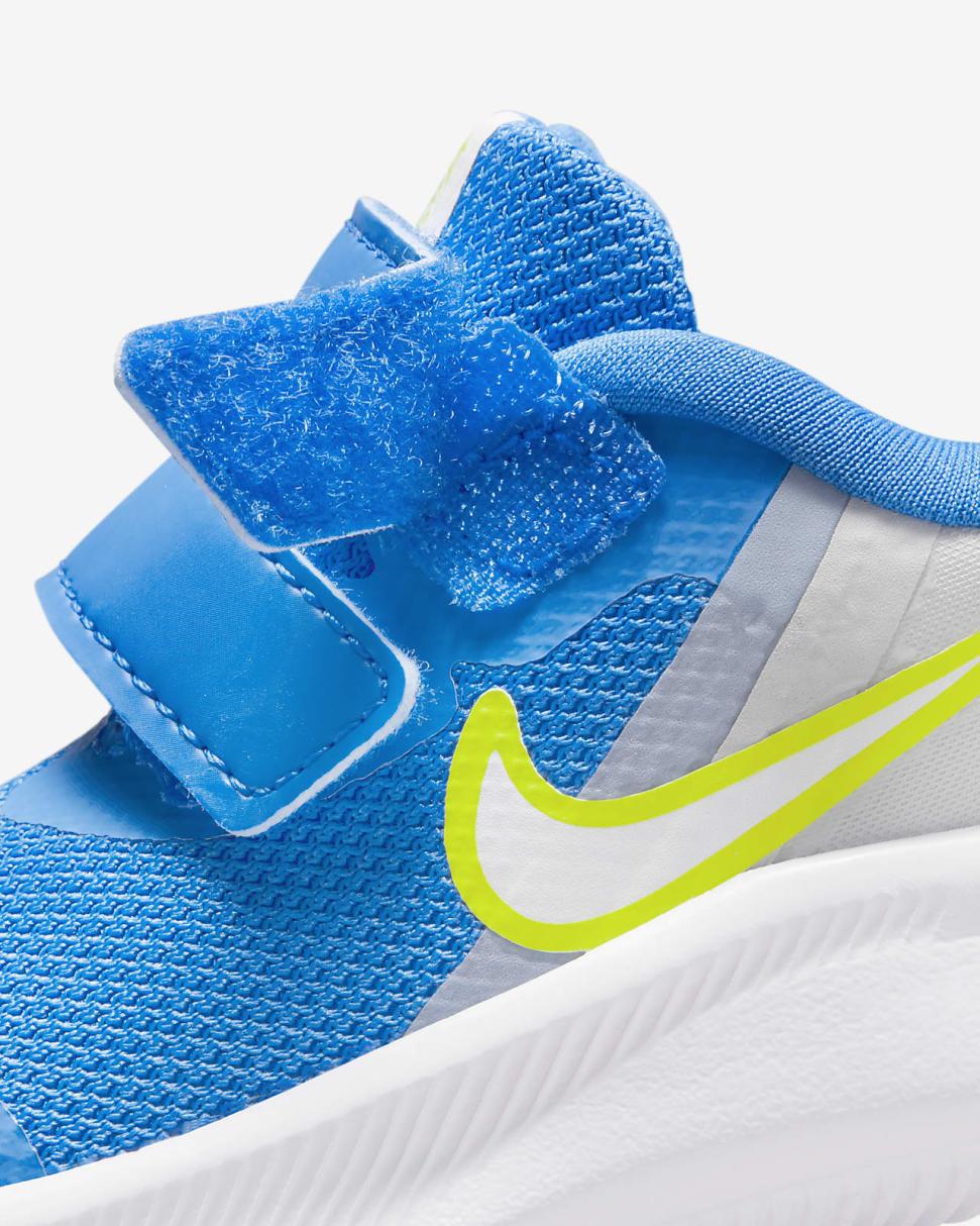 Nike Star Runner 3 Grey Fog/Photo Blue/Atomic Green/White | Kids Nike Lifestyle