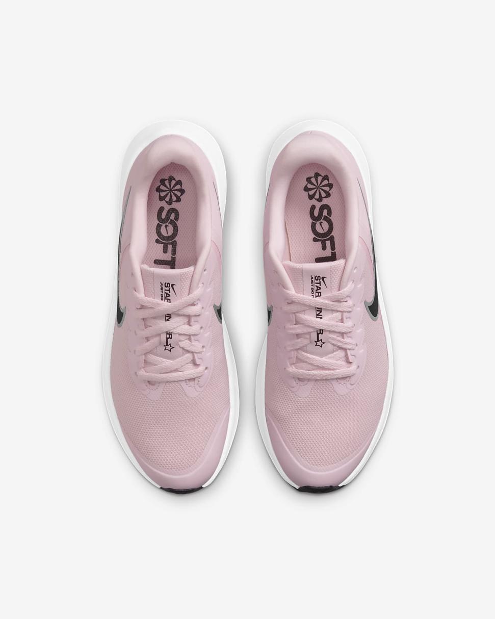 Nike Star Runner 3 Pink Foam/Black | Kids Nike Running