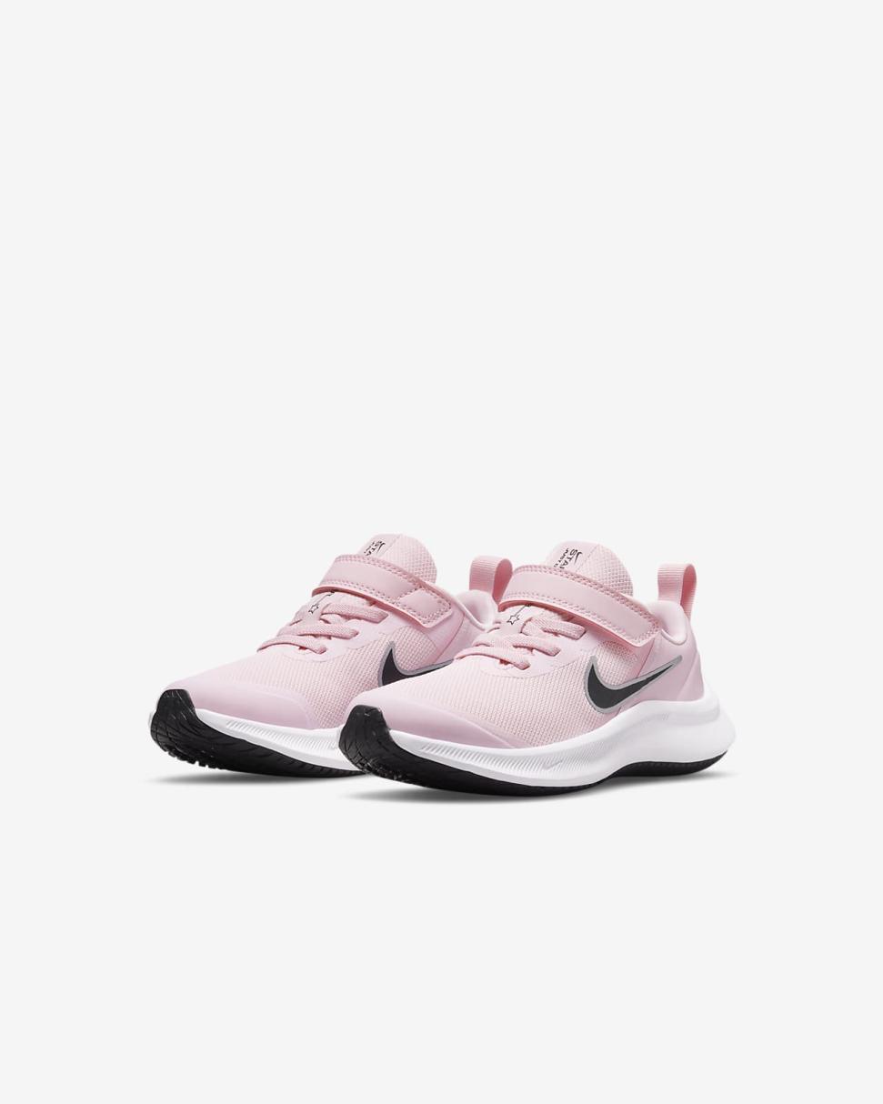 Nike Star Runner 3 Pink Foam/Black | Kids Nike Running