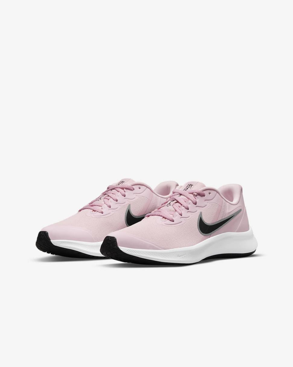 Nike Star Runner 3 Pink Foam/Black | Kids Nike Running