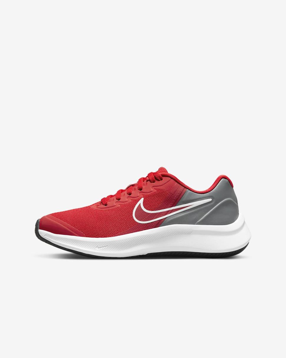 Nike Star Runner 3 University Red/Smoke Grey/University Red | Kids Nike Running