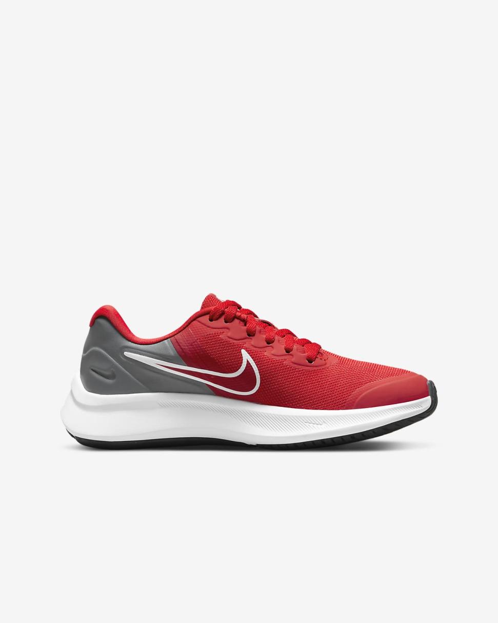 Nike Star Runner 3 University Red/Smoke Grey/University Red | Kids Nike Running