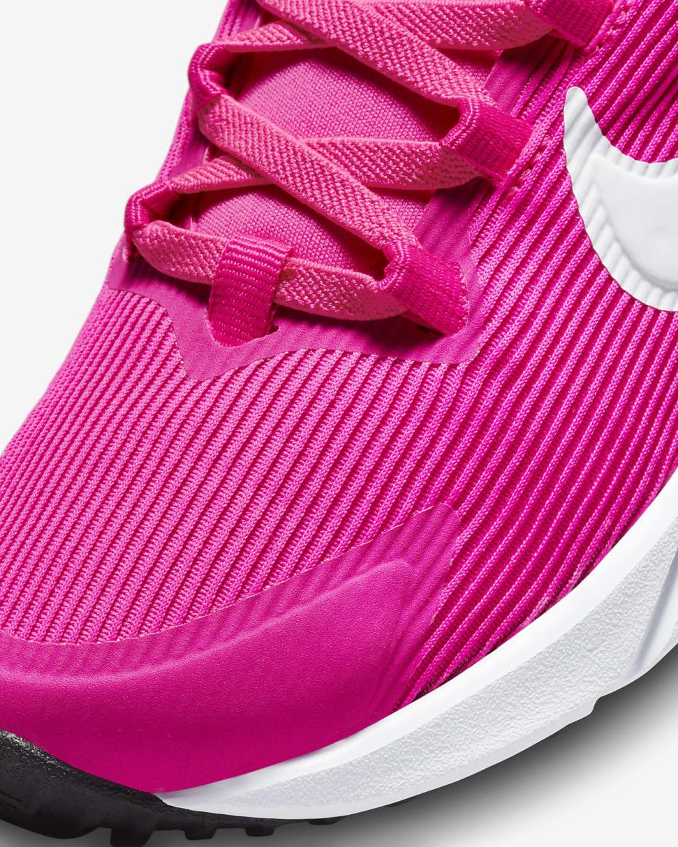 Nike Star Runner 4 Fierce Pink/Black/Playful Pink/White | Kids Nike Running