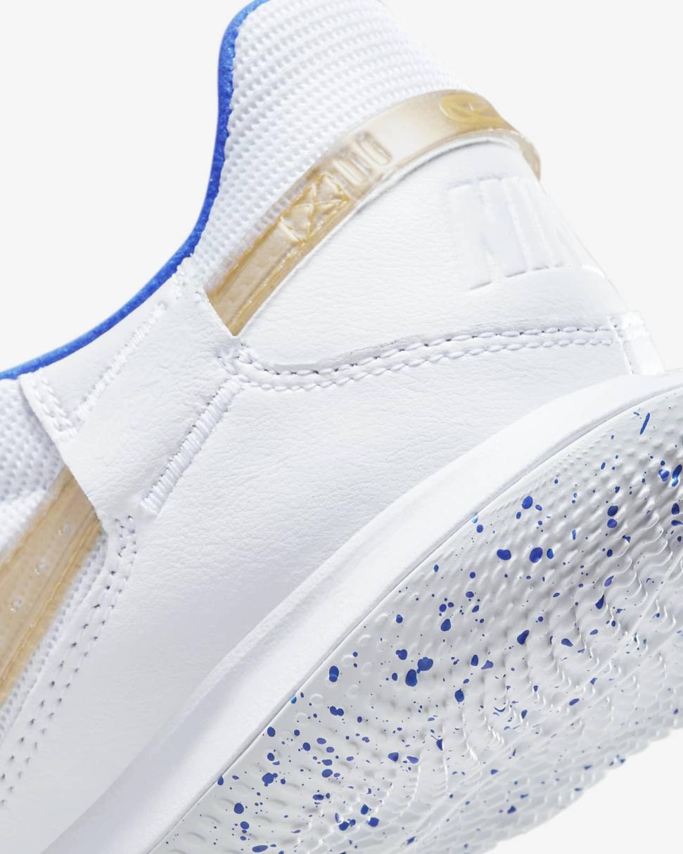 Nike Streetgato White/Hyper Royal/Metallic Gold | Mens Nike Soccer