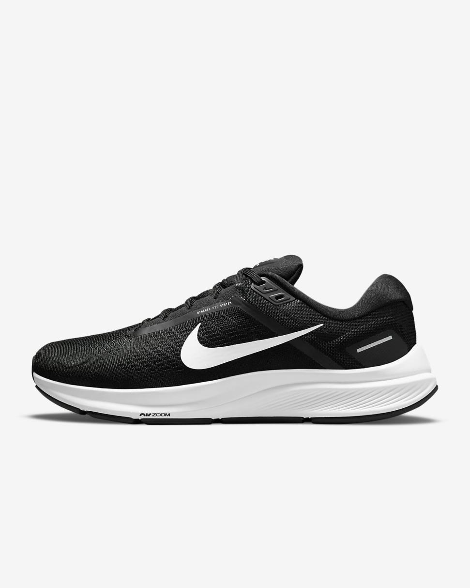 Nike Structure 24 Black/White | Mens Nike Running