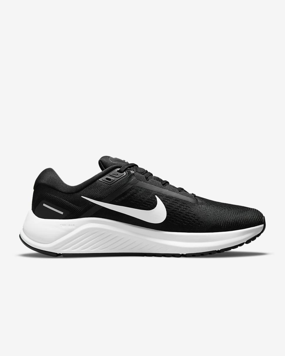 Nike Structure 24 Black/White | Mens Nike Running