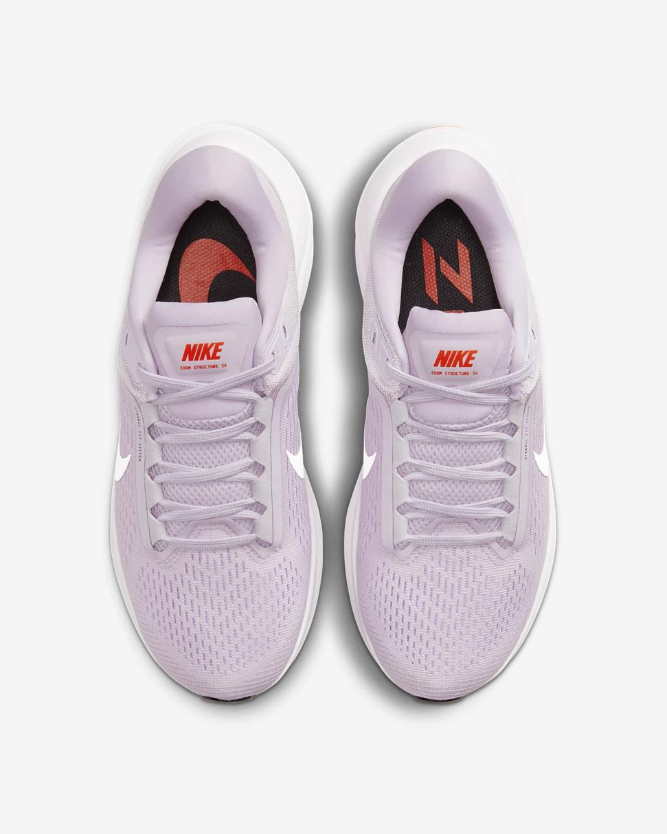 Nike Structure 24 Doll/Lilac/Rush Orange/White | Womens Nike Running