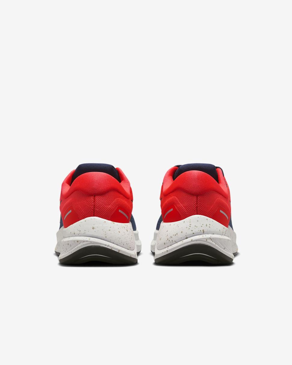 Nike Structure 24 Obsidian/Bright Crimson/White/Black | Mens Nike Running