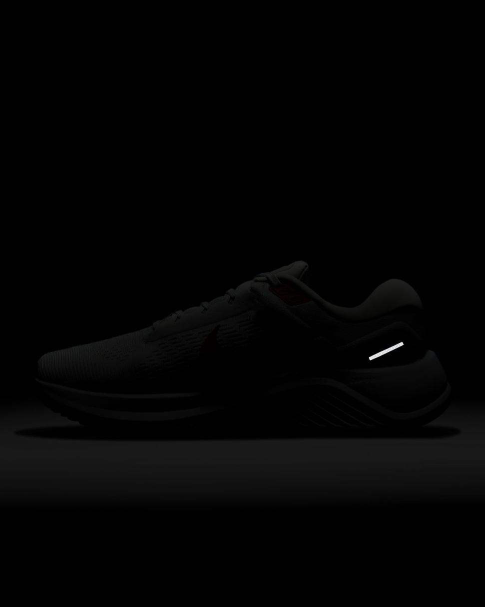 Nike Structure 24 Photon Dust/Platinum Tint/Black/Light Crimson | Mens Nike Running