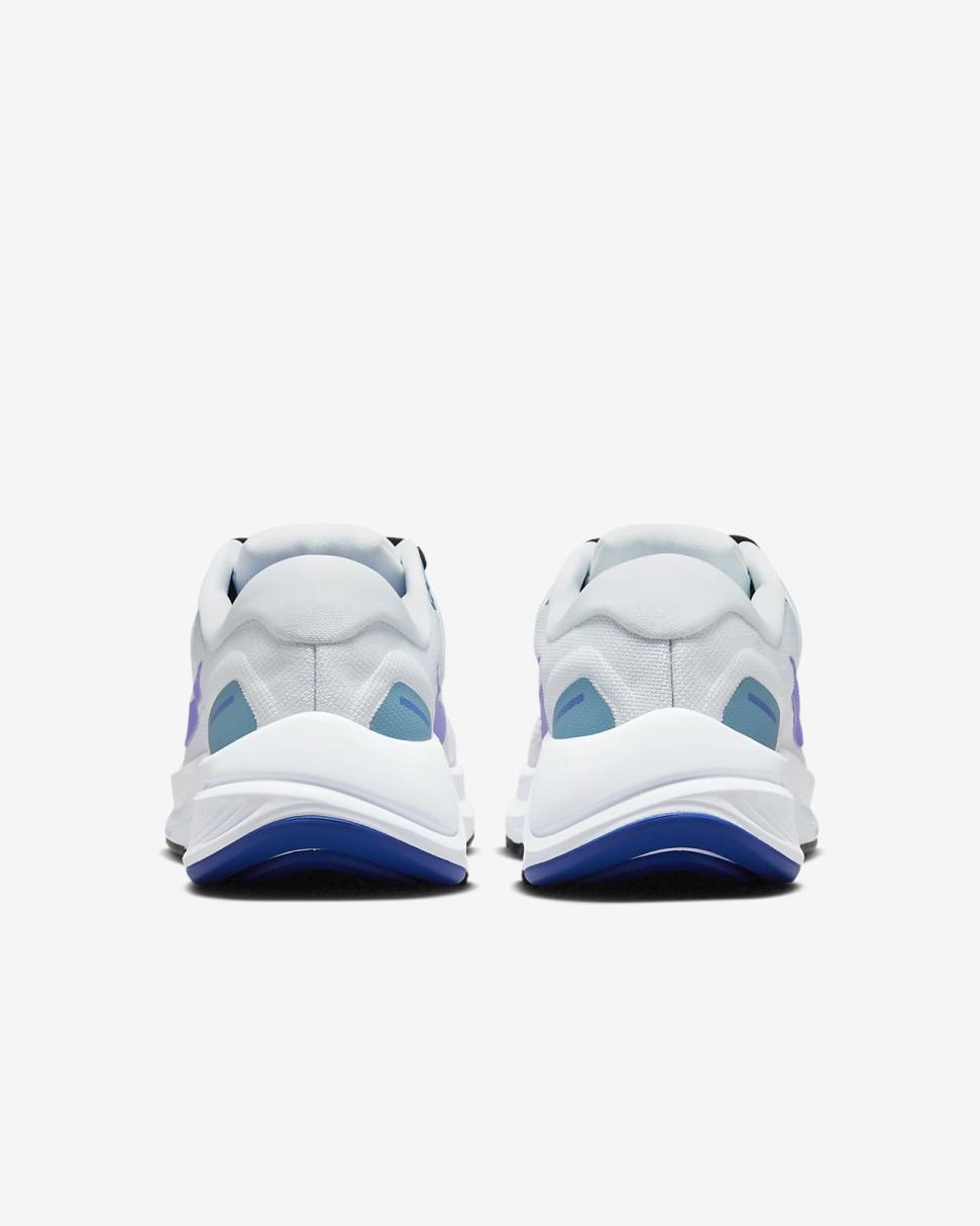 Nike Structure 24 White/Barely Grape/Cerulean/Psychic Purple | Womens Nike Running