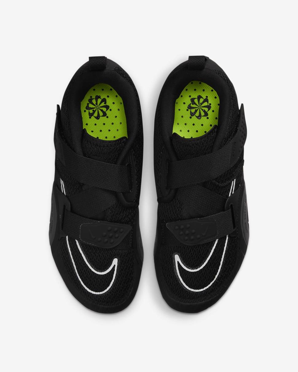 Nike SuperRep Cycle 2 Next Nature Black/Volt/Anthracite/White | Womens Nike Training & Gym