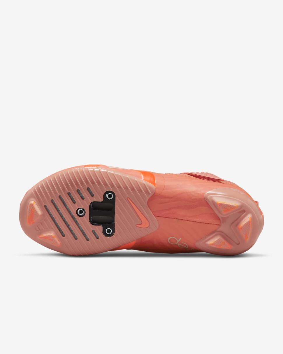 Nike SuperRep Cycle 2 Next Nature Crimson Bliss/Total Orange/Pearl White | Womens Nike Training & Gym