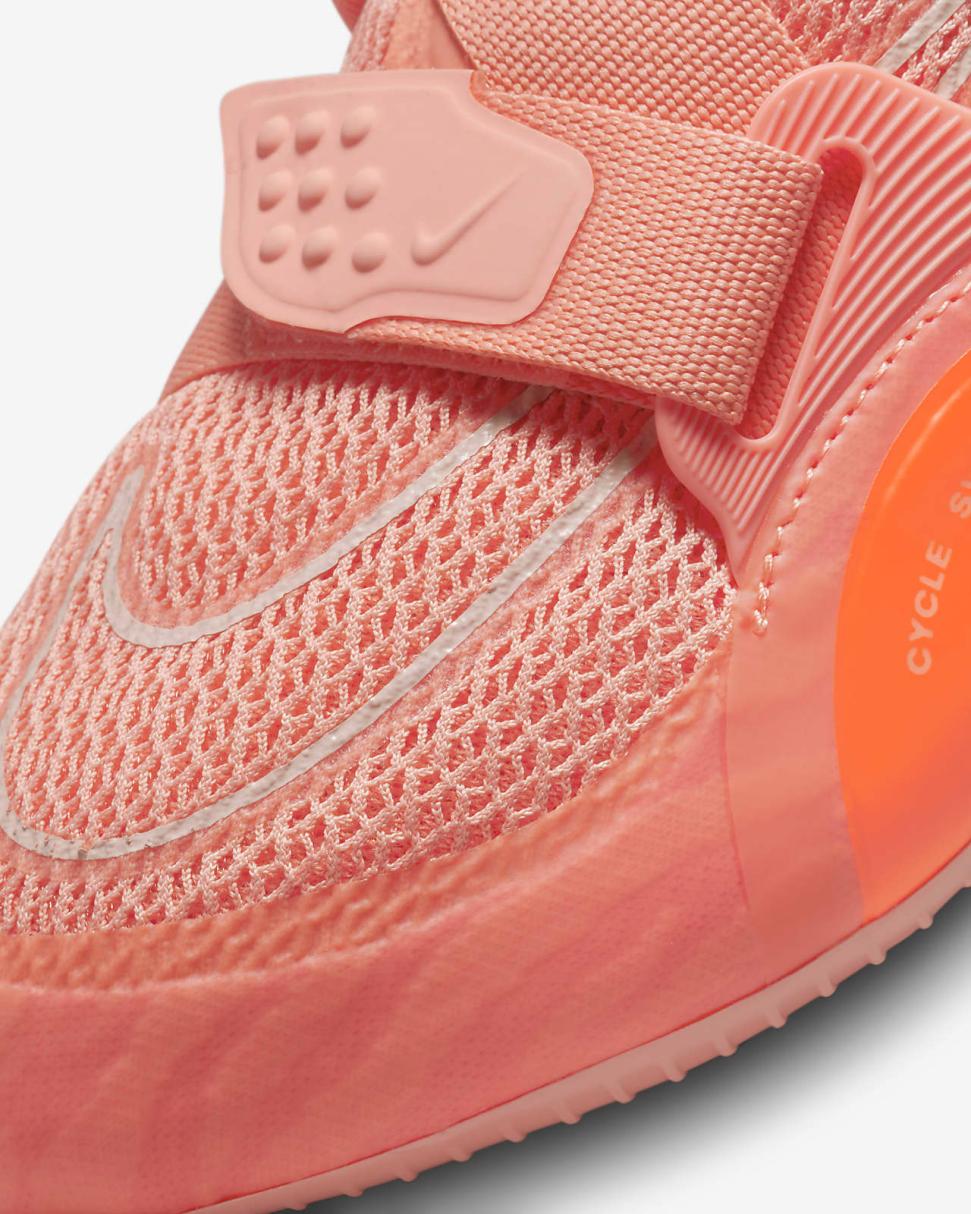 Nike SuperRep Cycle 2 Next Nature Crimson Bliss/Total Orange/Pearl White | Womens Nike Training & Gym