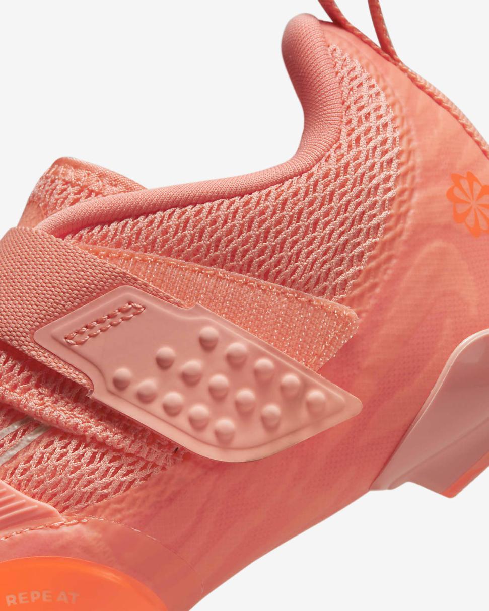 Nike SuperRep Cycle 2 Next Nature Crimson Bliss/Total Orange/Pearl White | Womens Nike Training & Gym