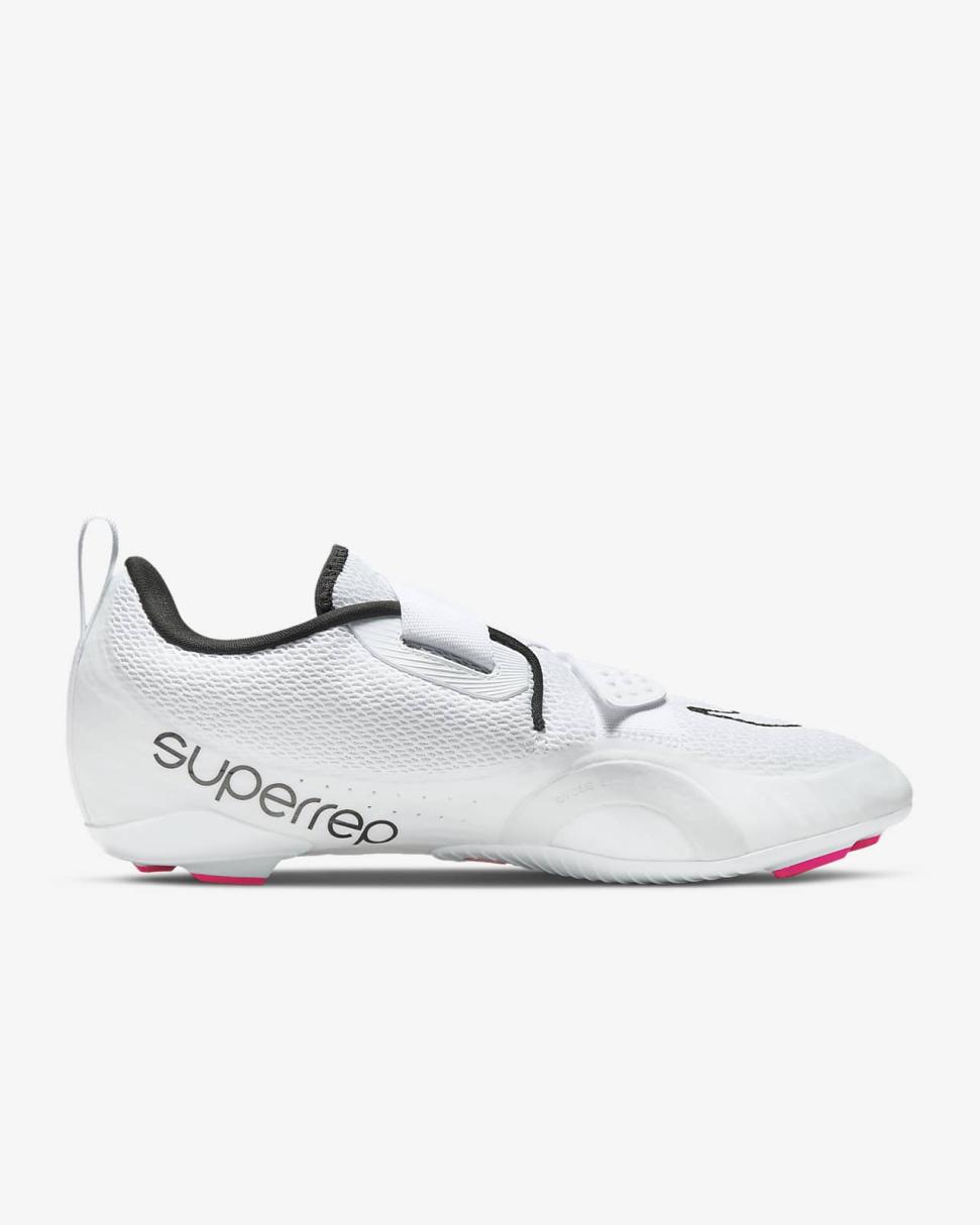 Nike SuperRep Cycle 2 Next Nature White/Siren Red/Black | Mens Nike Training & Gym