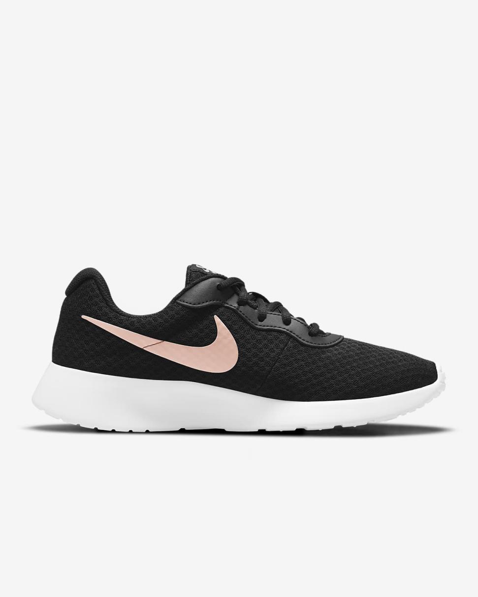 Nike Tanjun Black/Barely Volt/White/Metallic Red Bronze | Womens Nike Lifestyle