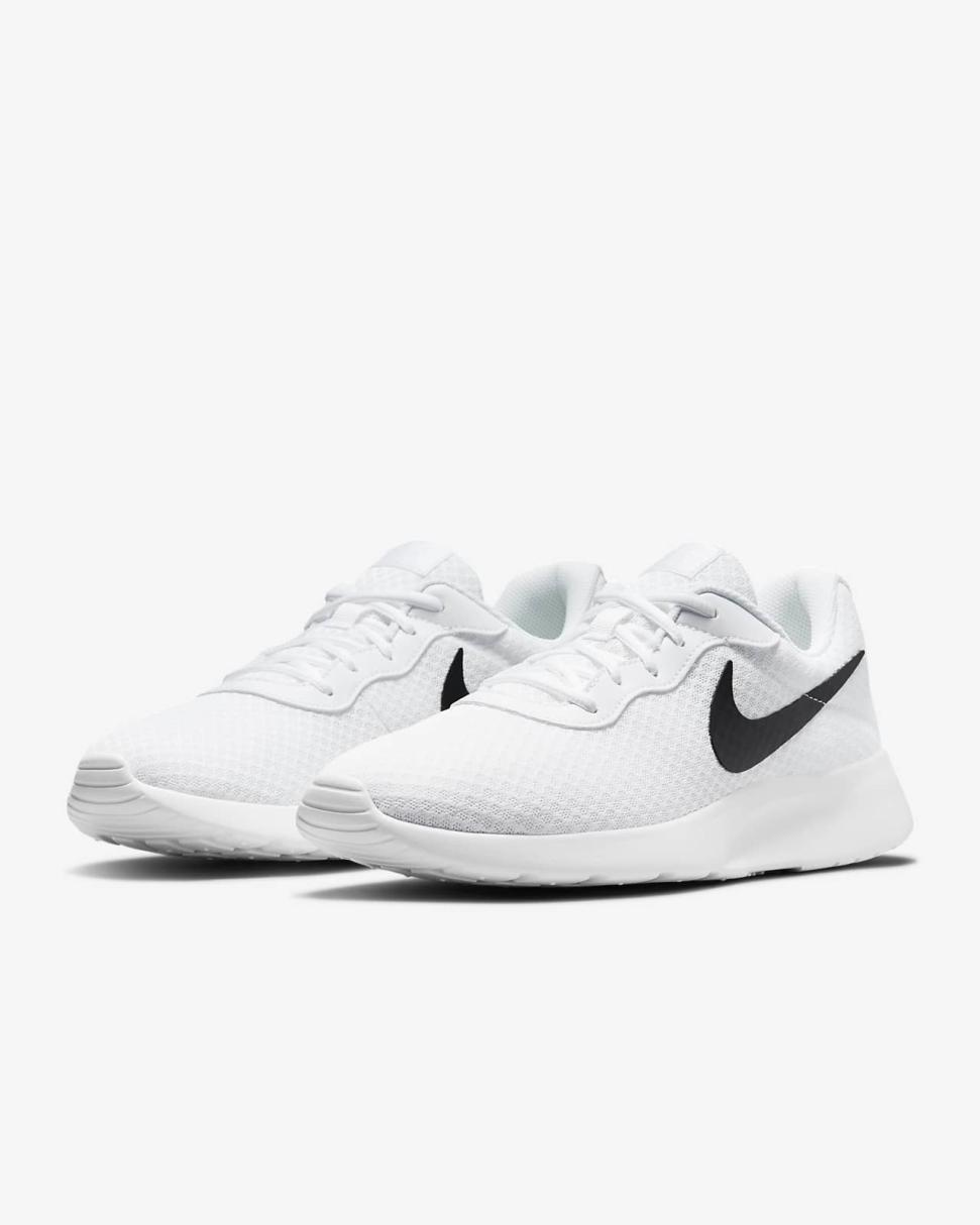 Nike Tanjun White/Barely Volt/Black | Mens Nike Lifestyle