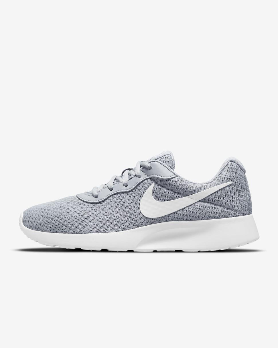 Nike Tanjun Wolf Grey/Barely Volt/Black/White | Womens Nike Lifestyle