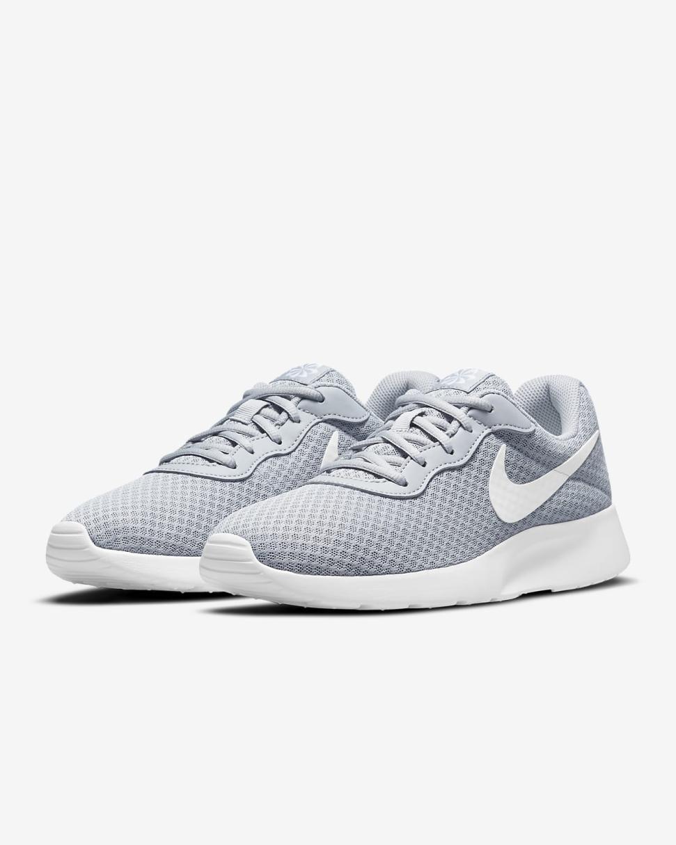 Nike Tanjun Wolf Grey/Barely Volt/Black/White | Womens Nike Lifestyle