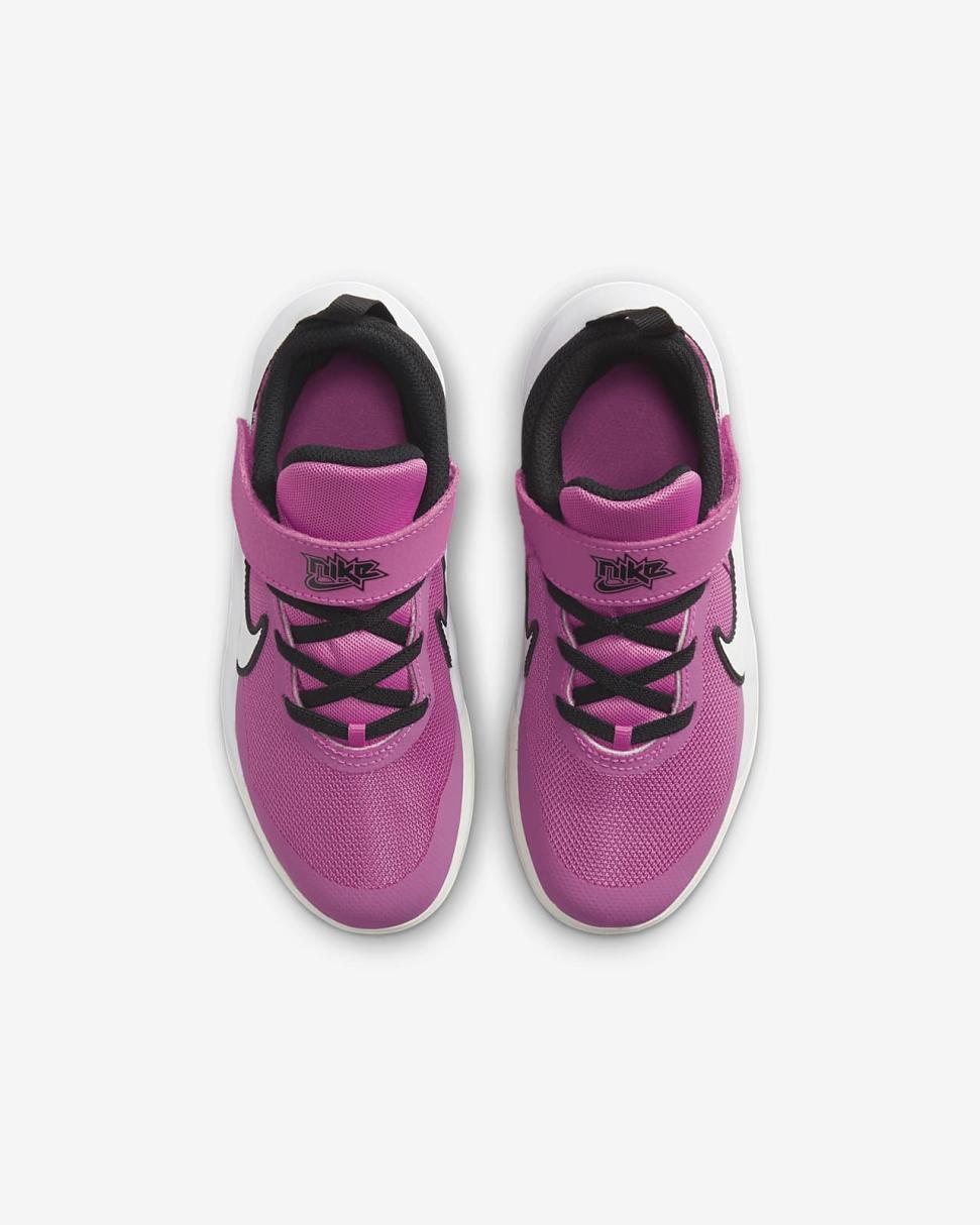 Nike Team Hustle D 10 Cosmic Fuchsia/Summit White/White | Kids Nike Basketball