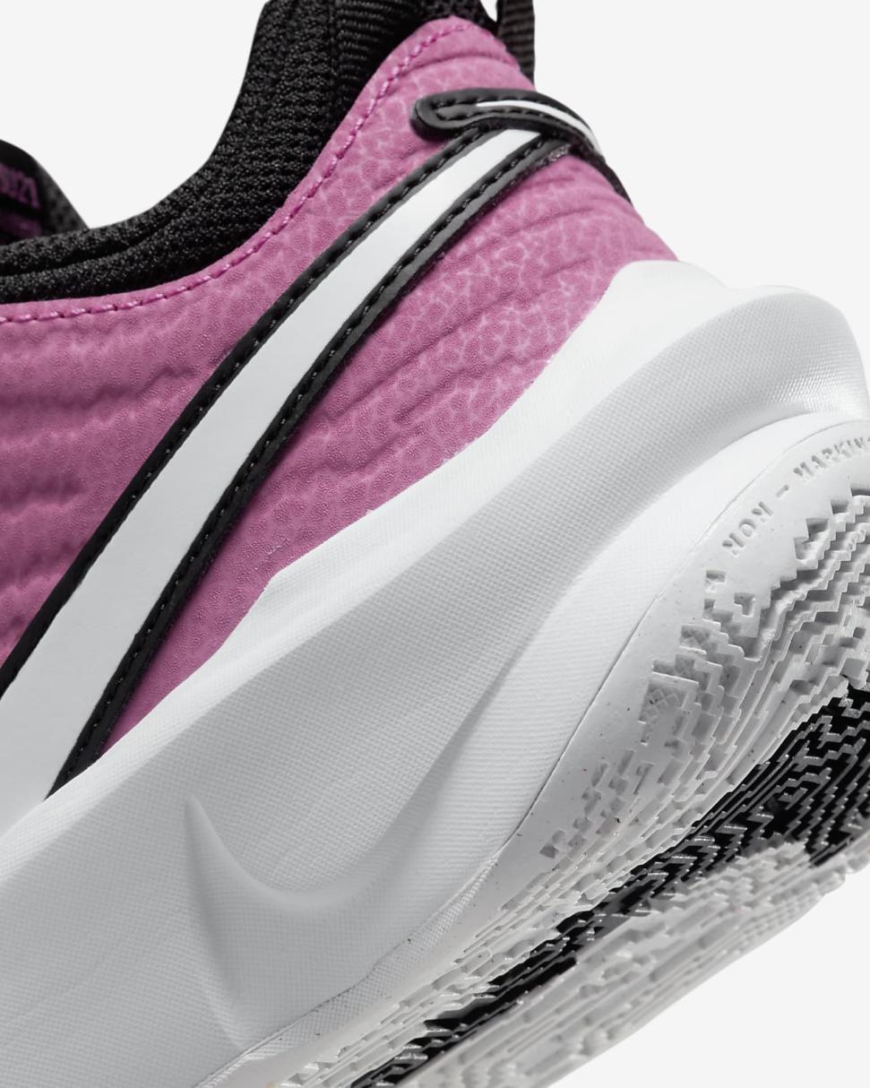 Nike Team Hustle D 10 Cosmic Fuchsia/Summit White/White | Kids Nike Basketball