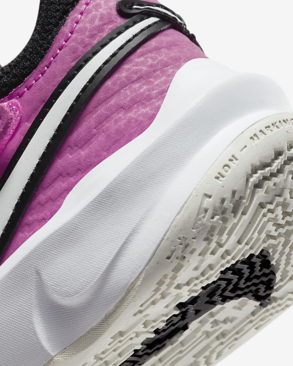 Nike Team Hustle D 10 Cosmic Fuchsia/Summit White/White | Kids Nike Basketball