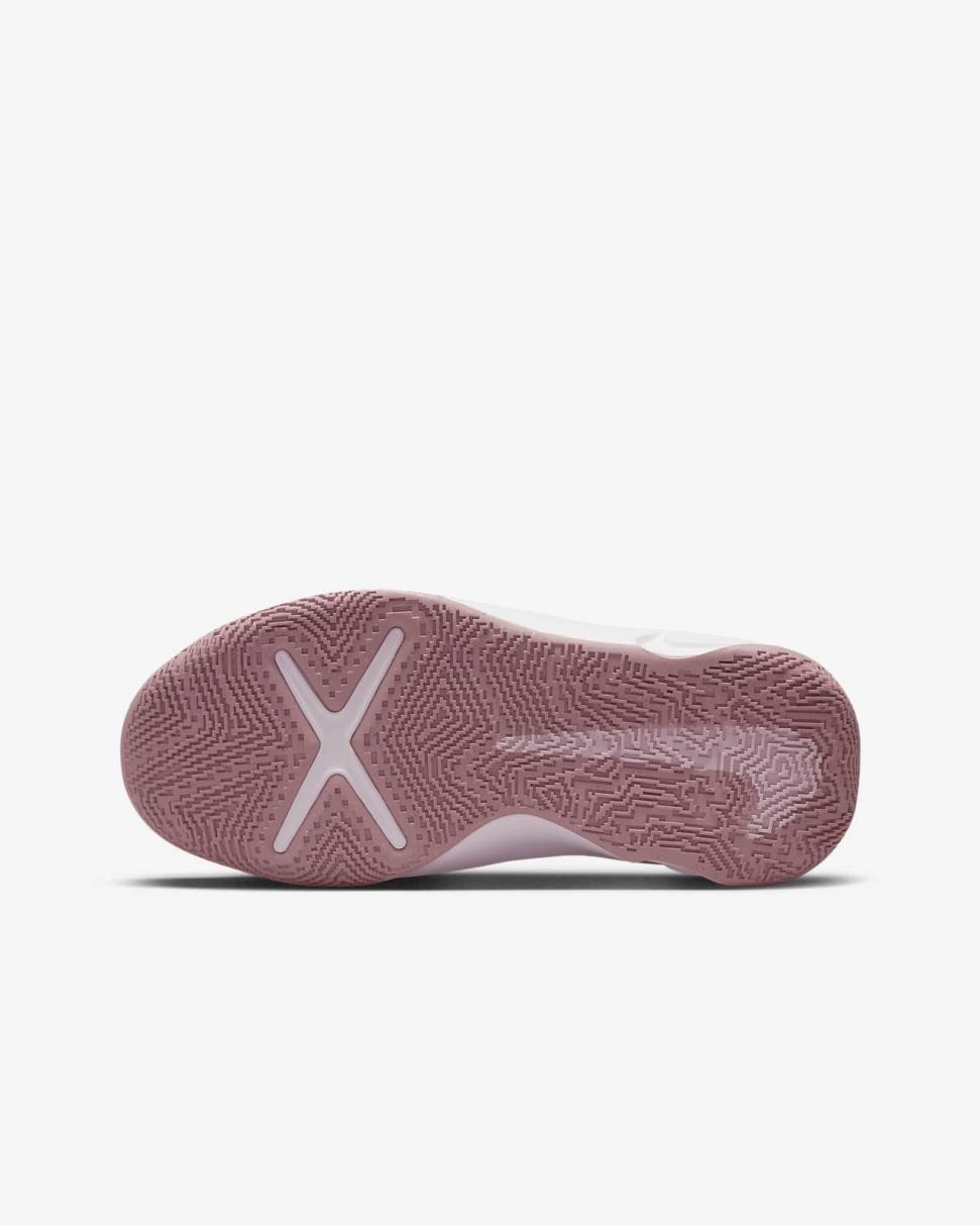 Nike Team Hustle D 10 Pink Foam/Medium Soft Pink/Elemental Pink/White | Kids Nike Basketball