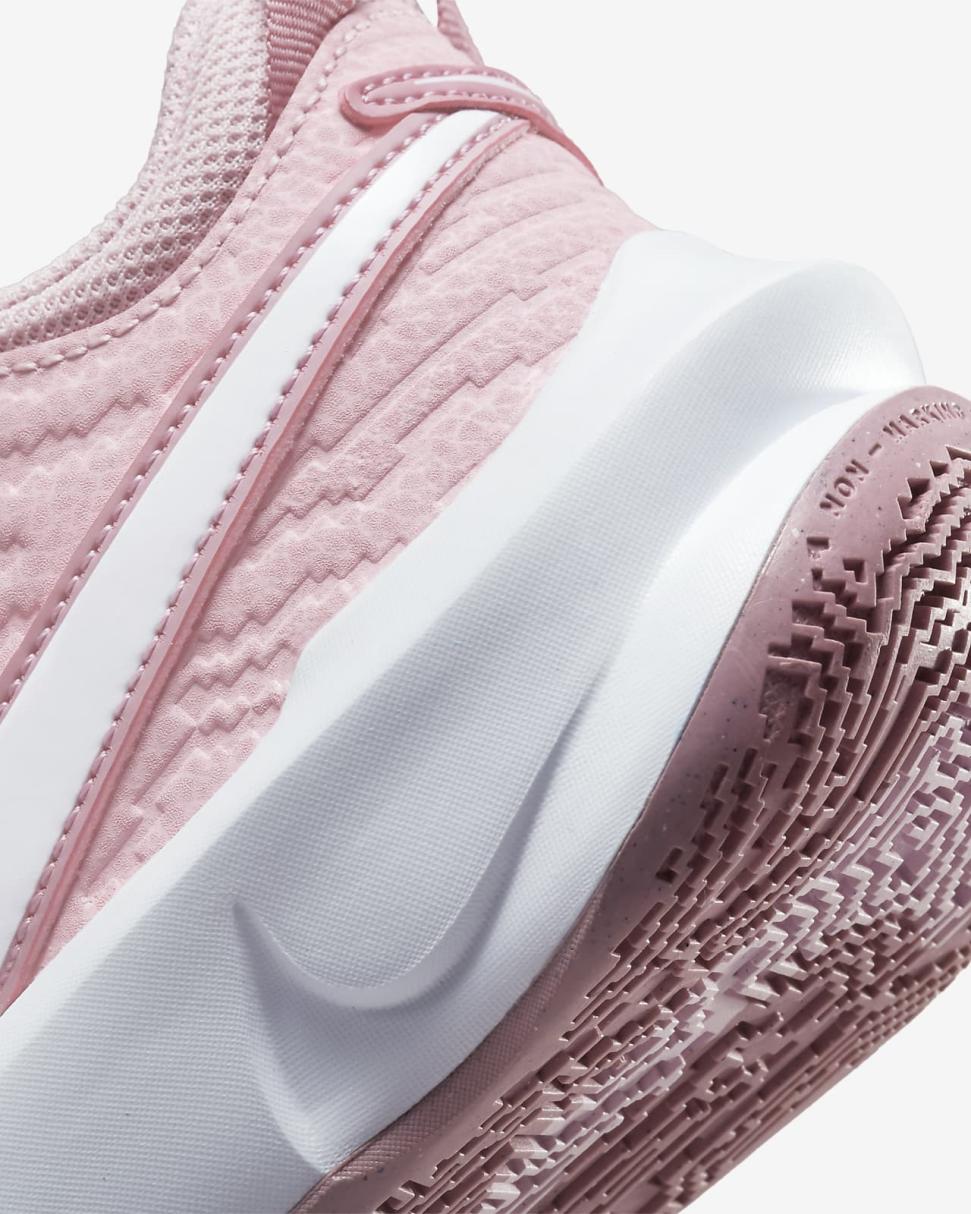 Nike Team Hustle D 10 Pink Foam/Medium Soft Pink/Elemental Pink/White | Kids Nike Basketball